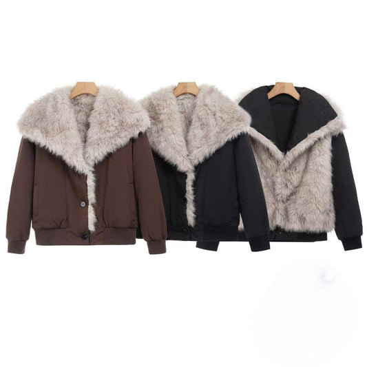 Giacca eco fur AURA