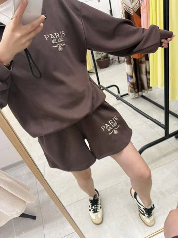 Tuta PARIS - Completo felpa e pantaloncino