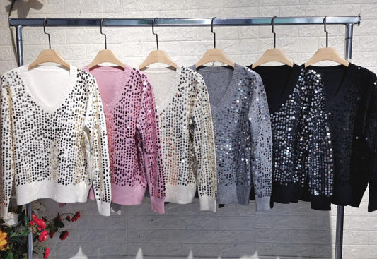 MAGLIA BETH - Maglia con paillettes