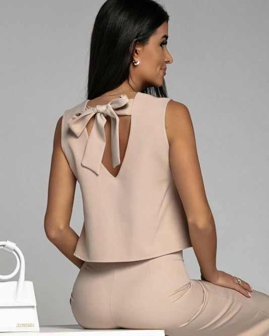 Cordset MIAMI - Completo top con fiocco e pantalone